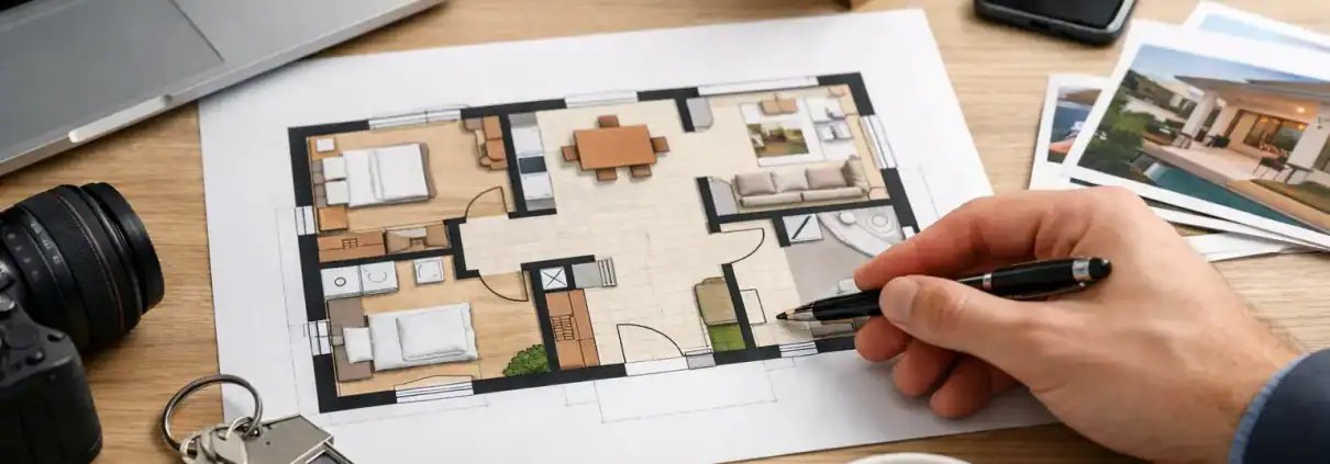 Basic Floor Plan for Listing That Gets Clicks